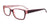 EasyClip EC375 Eyeglasses with Clip-on Sunglasses | Size 55 / Dark Plum & Light Pearl Pink
