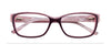 EasyClip EC375 Eyeglasses with Clip-on Sunglasses | Size 55 / Dark Brown & Pearl Cream