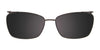 EasyClip EC375 Eyeglasses with Clip-on Sunglasses | Size 55 / Clip Only (Color №030)