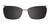 EasyClip EC375 Eyeglasses with Clip-on Sunglasses | Size 55 / Clip Only (Color №030)