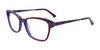 EasyClip EC376 Eyeglasses with Clip-on Sunglasses | Size 52 / Dark Red & Dark Purple
