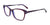 EasyClip EC376 Eyeglasses with Clip-on Sunglasses | Size 52 / Dark Red & Dark Purple