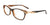 EasyClip EC387 Eyeglasses with Clip-on Sunglasses | Size 53 / Dark Brown & Satin Gold