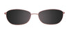 EasyClip EC391 Eyeglasses with Clip-on Sunglasses | Size 55 / Clip Only (Color №030)