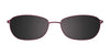 EasyClip EC391 Eyeglasses with Clip-on Sunglasses | Size 55 / Clip Only (Color №080)