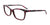 EasyClip EC395 Eyeglasses with Clip-on Sunglasses | Size 54 / Burgundy & Pink & Green & Light Green