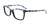 EasyClip EC395 Eyeglasses with Clip-on Sunglasses | Size 54 / Black & Pearl Cream & Blue & Crystal