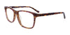EasyClip EC397 Eyeglasses with Clip-on Sunglasses | Size 55 / Light Brown & Purple