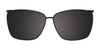 EasyClip EC397 Eyeglasses with Clip-on Sunglasses | Size 55 / Clip Only (Color №050)