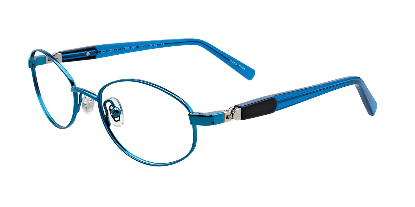 EasyClip EC399 Eyeglasses Shiny Dark Turquoise