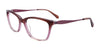 EasyClip EC403 Eyeglasses with Clip-on Sunglasses | Size 52 / Brown & Light Pink - Blueclip
