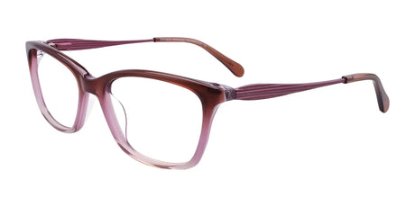 EasyClip EC403 Eyeglasses with Clip-on Sunglasses Brown & Light Pink / Blueclip