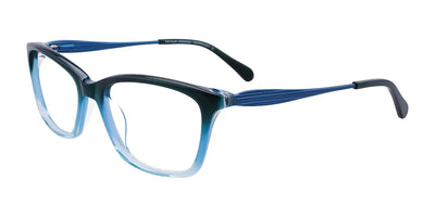 EasyClip EC403 Eyeglasses with Clip-on Sunglasses | Size 52