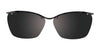 EasyClip EC403 Eyeglasses with Clip-on Sunglasses | Size 52 / Clip Only (Color №060)