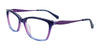 EasyClip EC403 Eyeglasses with Clip-on Sunglasses | Size 52 / Violet & Purple - Kit 2 Clips