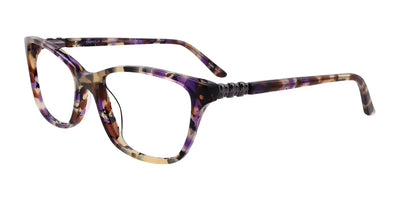 EasyClip EC404 Eyeglasses with Clip-on Sunglasses | Size 52