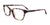 EasyClip EC404 Eyeglasses with Clip-on Sunglasses | Size 52 / Purple & Brown & Cream & Black