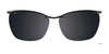 EasyClip EC404 Eyeglasses with Clip-on Sunglasses | Size 52 / Clip Only (Color №080)