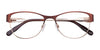 EasyClip EC405 Eyeglasses with Clip-on Sunglasses | Size 52 / Satin Light Blue & Shiny Silver