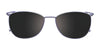 EasyClip EC405 Eyeglasses with Clip-on Sunglasses | Size 52 / Clip Only (Color №050)