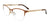 EasyClip EC407 Eyeglasses with Clip-on Sunglasses | Size 53 / Copper & Shiny Gold