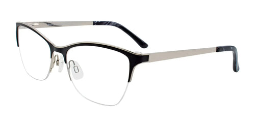 EasyClip EC407 Eyeglasses with Clip-on Sunglasses / Size 53 / Copper & Shiny Gold