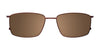 EasyClip EC408 Eyeglasses with Clip-on Sunglasses | Size 53 / Satin Black