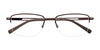 EasyClip EC408 Eyeglasses with Clip-on Sunglasses | Size 53 / Satin Black