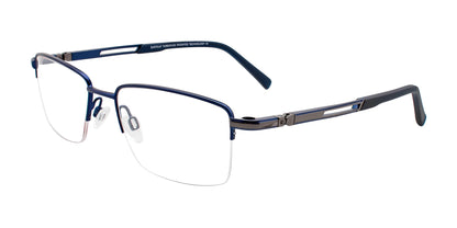 EasyClip EC408 Eyeglasses Satin Dark Blue