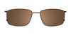 EasyClip EC408 Eyeglasses with Clip-on Sunglasses | Size 53 / Clip Only (Color №010)