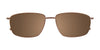 EasyClip EC411 Eyeglasses with Clip-on Sunglasses | Size 55 / Clip Only (Color №010)