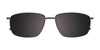 EasyClip EC411 Eyeglasses with Clip-on Sunglasses | Size 55 / Clip Only (Color №020)