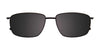EasyClip EC411 Eyeglasses with Clip-on Sunglasses | Size 55 / Clip Only (Color №090)