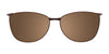 EasyClip EC414 Eyeglasses with Clip-on Sunglasses | Size 52 / Clip Only (Color №010)