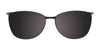 EasyClip EC414 Eyeglasses with Clip-on Sunglasses | Size 52 / Clip Only (Color №050)