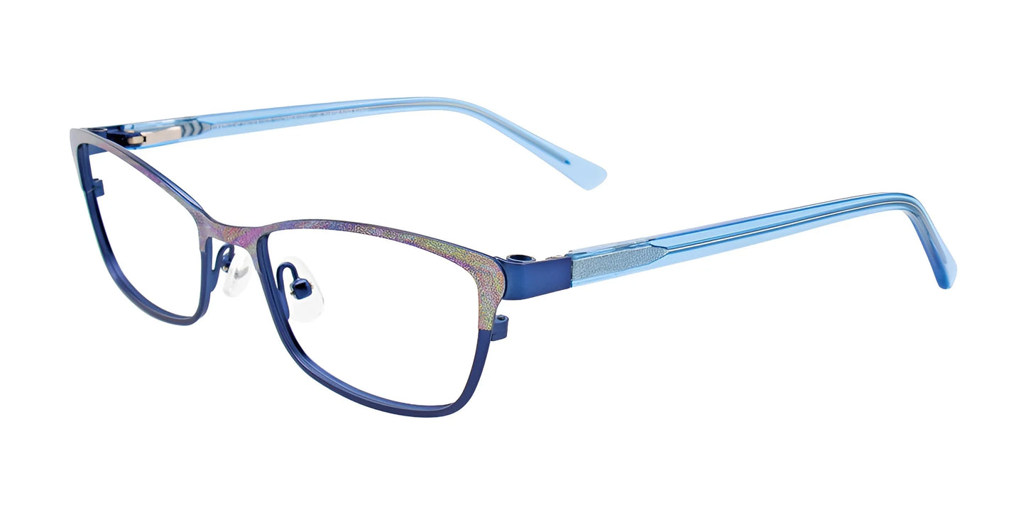 EasyClip EC415 Eyeglasses Satin Dark Blue