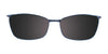 EasyClip EC415 Eyeglasses with Clip-on Sunglasses | Size 51 / Clip Only (Color №050)