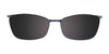 EasyClip EC415 Eyeglasses with Clip-on Sunglasses | Size 51 / Clip Only (Color №060)