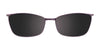 EasyClip EC415 Eyeglasses with Clip-on Sunglasses | Size 51 / Clip Only (Color №080)