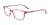 EasyClip EC421 Eyeglasses with Clip-on Sunglasses | Size 52 / Red & Crystal White Marbled