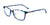 EasyClip EC421 Eyeglasses with Clip-on Sunglasses | Size 52 / Blue & Crystal Blue Marbled