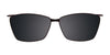 EasyClip EC421 Eyeglasses with Clip-on Sunglasses | Size 52 / Clip Only (Color №010)