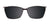 EasyClip EC421 Eyeglasses with Clip-on Sunglasses | Size 52 / Clip Only (Color №030)