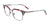 EasyClip EC423 Eyeglasses with Clip-on Sunglasses | Size 49 / Purple Marbled & Gunmetal