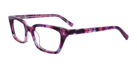 EasyClip EC424 Eyeglasses with Clip-on Sunglasses Pink Marbled