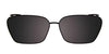 EasyClip EC424 Eyeglasses with Clip-on Sunglasses | Size 50 / Green Marbled