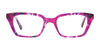 EasyClip EC424 Eyeglasses with Clip-on Sunglasses | Size 50 / Green Marbled