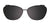 EasyClip EC425 Eyeglasses with Clip-on Sunglasses | Size 54 / Clip Only (Color №080)
