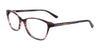 EasyClip EC428 Eyeglasses with Clip-on Sunglasses | Size 53 / Dark Brown & Blue Marbled
