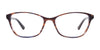 EasyClip EC428 Eyeglasses with Clip-on Sunglasses | Size 53 / Purple & Orange Marbled